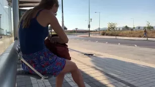 IviRoses riding дилдо busstop w cum on face xxx premium порно videos