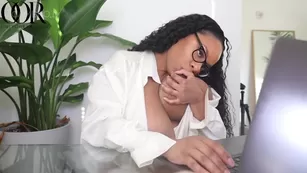 OnlyOneRhonda Huge Tit Secretary Suckin & TittyFuckin on the Job