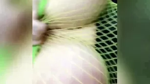 giagotham666 25 09 2017 981832 Acid Green Fishnet Bodystocking Bikini Underboob Pt 3 u шоу чат реальный порно