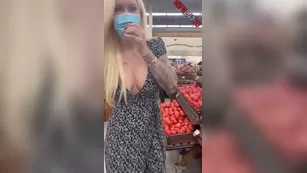 Viking Barbie & Dakota James grocery shoping & random guy сосет snapchat premium 2020/11/12 реальный порно реальный секс
