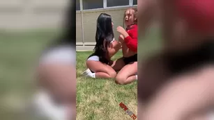 Allison Parker playing in front of church snapchat premium реальный порно реальный секс 1