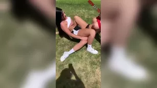 Allison Parker playing in front of church snapchat premium реальный порно реальный секс 1