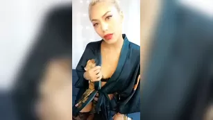 Gwen Singer JOI black bodystocking реальный порно реальный секс