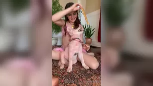 lovenadia decided to make a more wholesome post today this dog ca шоу чат реальный порно реальный секс