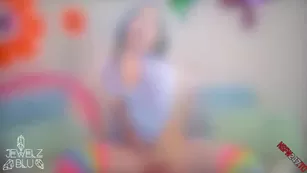 Jewelz Blu spanking herself with anal plug & киска stretching чат реальный порно реальный секс