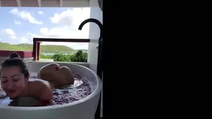 akadanidaniels happy monday мой favorite day of the week here is a video of me enjoying an outdoor bath шоу чат реальный порно