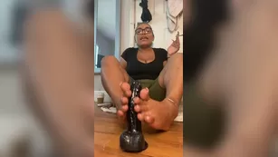 Puerto Rican footjob JOI 1