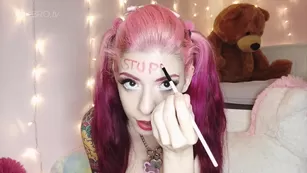 PuppyGirlfriend Dumb ahegao deepthroat fingering