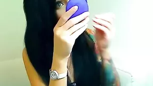 Русская нимфа CollegeGirlX возбуждает большими сиськами