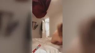 Sarah Calanthe undressing & playing snapchat premium реальный порно реальный секс