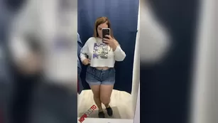 Lee Anne big сиськи дразнит in fitting room snapchat premium 2020/09/26 реальный порно реальный секс 1