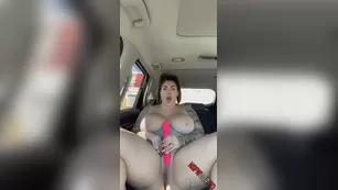 Ana Lorde toy play in car public snapchat premium реальный порно реальный секс 1