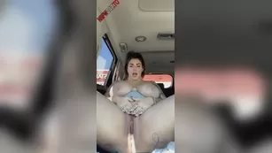 Ana Lorde toy play in car public snapchat premium реальный порно реальный секс 1