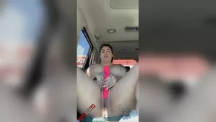 Ana Lorde toy play in car public snapchat premium реальный порно реальный секс 1
