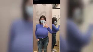 Busty Ema чат 01 Blue Sweater