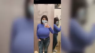 Busty Ema чат 01 Blue Sweater