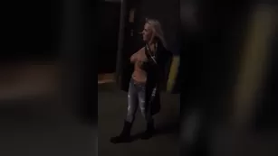 Naughty Alysha public street сиськи flashing on snapchat premium реальный порно реальный секс