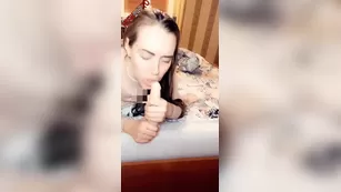 Daisy Shai сосет a дилдо snapchat premium 2021/02/21 реальный порно реальный секс