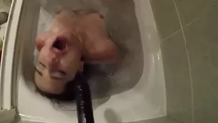 angie000doll BBC BJ and cum in мой mouth wet & messy bathtub fetish реальный порно video manyvids