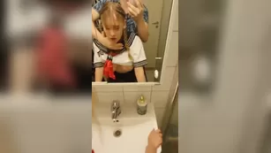 amadani schoolgirl gets creampied in bathroom amateur реальный реальный порно video