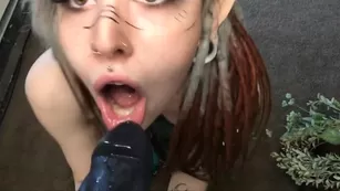 GoddessMonsoon Xar POV Wood elf BJ Facial порно реальный секс