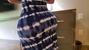 Stranger gets a lucky dick appointment with Crystal Lust in tight dress