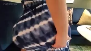 Stranger gets a lucky dick appointment with Crystal Lust in tight dress