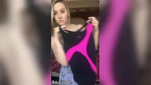 automicblonde trying on swimsuits для summer порно реальный секс